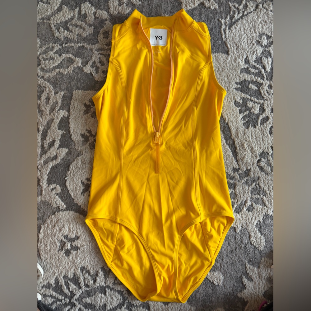 Y-3 Bold Yellow Zip-Front Piece